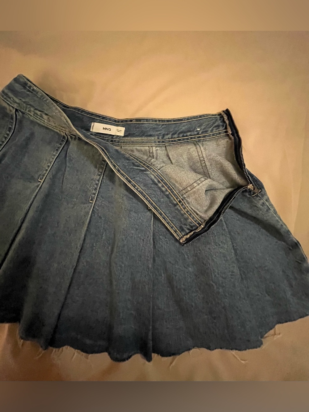Mango Pleated Skirt